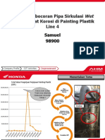 Analisis Kebocoran Pipa Sirkulasi Wet Booth Akibat Korosi Di Painting Plastik Line 4 (6.0)