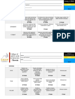 Sample Rubric For Arnis