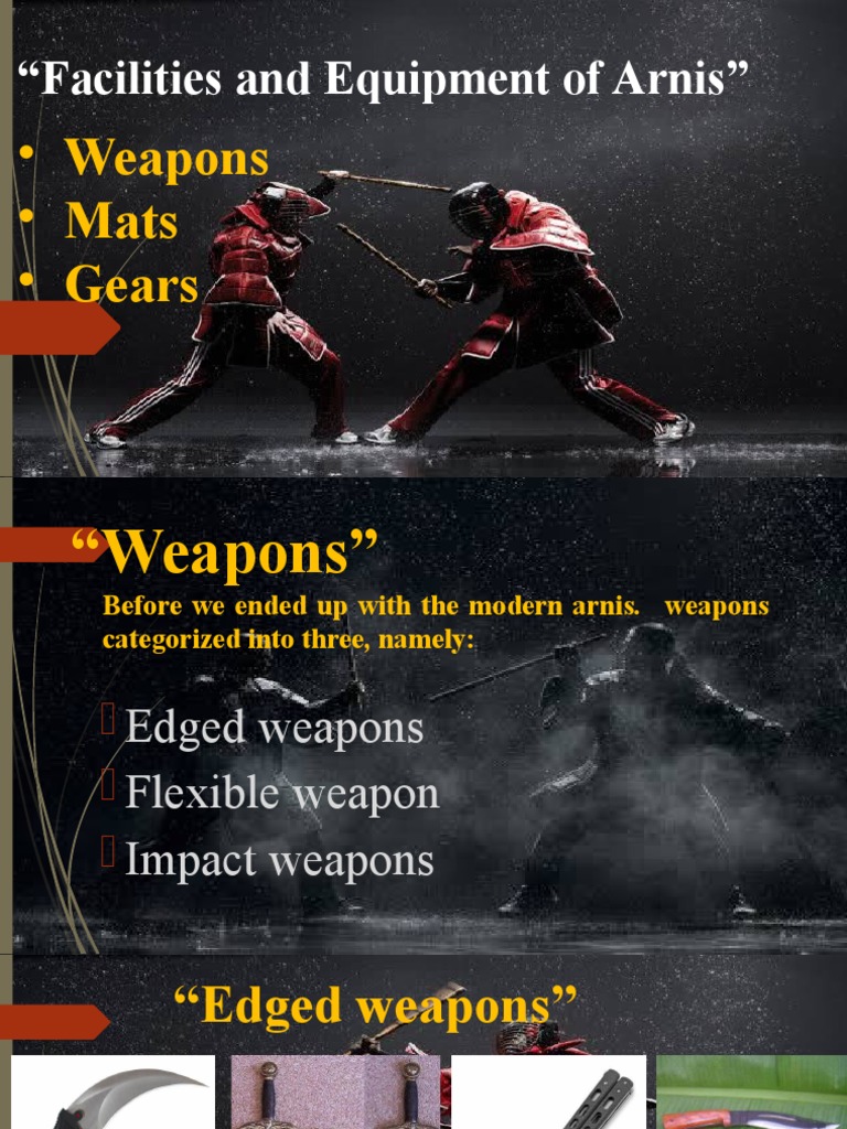arnis protective equipments
