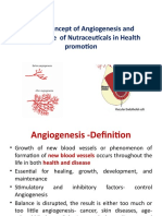 Angiogenesis and Importance of Nutraceuticals