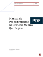 Manual de Procedimientos de Médico-Quirúrgico