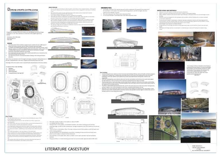 Datong Sports Complex Design Overview | PDF | Stadium | Sports