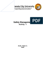 Activity - 1 Safety Management