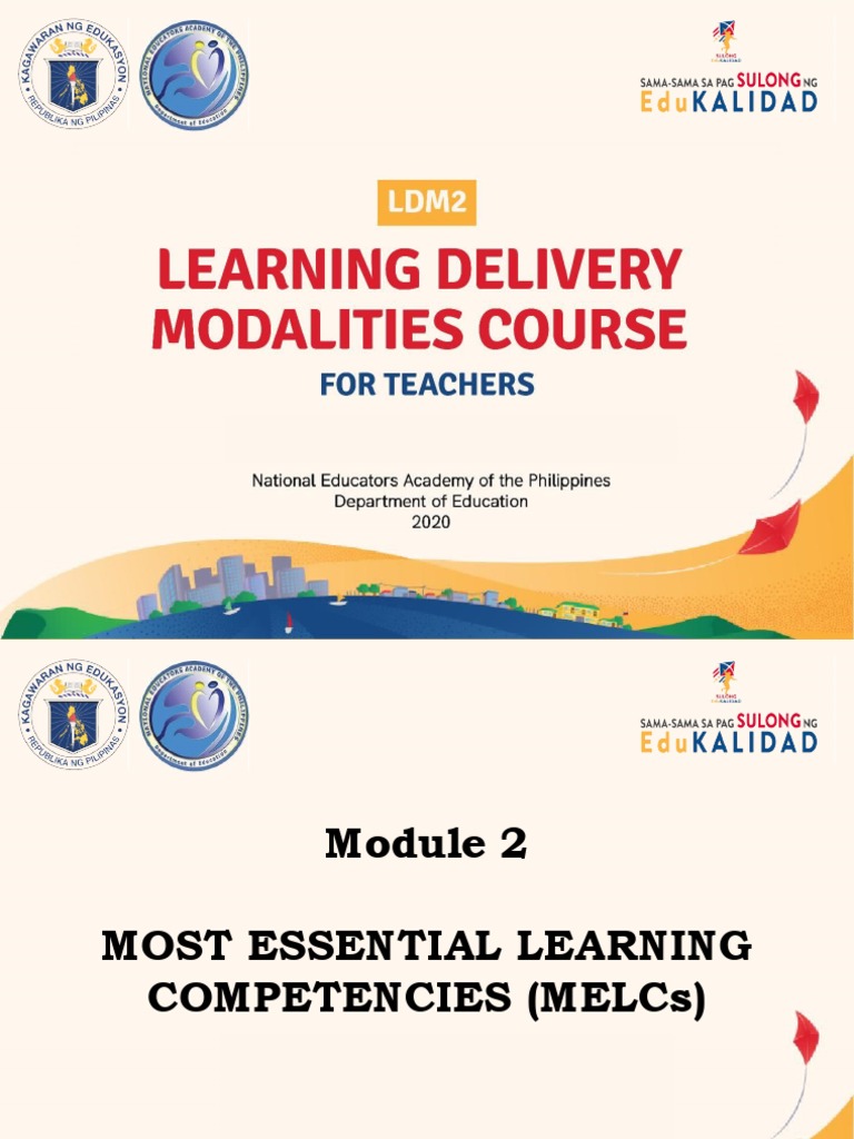 LDM Module 2 - Lesson 1 (Background Rationale and Development of MELCs ...