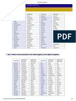 Participios Irregulares en Español