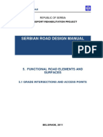 Serbian Road Design Manual: 5. Functional Road Elements and Surfaces