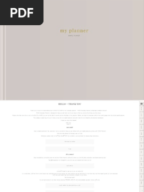 EVERYDAY PLANNER LANDSCAPE SAMPLE
