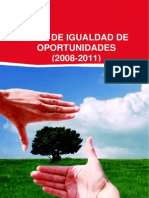 Plan de Igualdad de Oportunidades 2008-2011