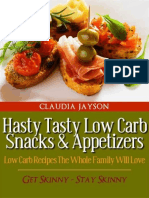 Hasty Tasty Low Carb Snacks & Appetizers - Low Carb Recipes The Whole Family Will Love (Hasty Tasty Low Carb Recipes) (PDFDrive) PDF
