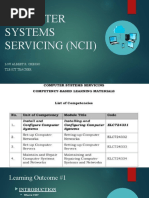 Computer Systems Servicing (Ncii) : Lou Albert R. Orbigo Tle-Ict Teacher