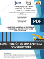 Constitucion Legal de Empresas Constructoras