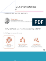 Planning SQL Server Backups Slides