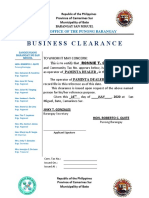 Business Clearance MELANIE F. NOLASCO