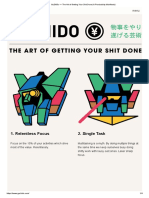 GyShiDo - The Art of Getting Your Shit Done (A Productivity Manifesto)