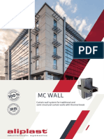 MC Wall: Curtain Wall System For Traditional and Semi Structural Curtain Walls With Thermal Break