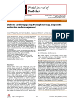 Diabetic Cardiomyopathy Pathophysiology Theories and Evidence