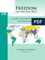 Freedom House On Internet 2012 PDF