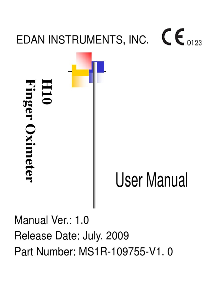 MS1R109755Finger Oximeter User Manual V1.0 PDF Radio Hertz
