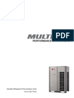 Performance Data Manual: Variable Refrigerant Flow Outdoor Units 6.0 To 42.0 Tons