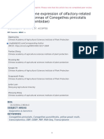 Sexual-Biased Gene Expression of Olfactory-Related Genes in The Antennae of Conogethes Pinicolalis (Lepidoptera: Crambidae)