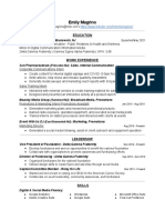 Emily Magrino Resume PDF