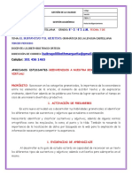 Guía # 1 Tercer Periodo Sustantivos y Adjetivos Castellano 6-2 y 6-3