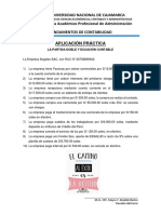 La partida doble y ecuación contable en la Empresa Ángeles SAC