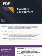 Algorithm Development