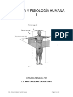 Anatomia y Fisiologia Humana I