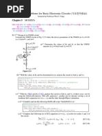 Homework Problems For Basic Electronic Circuits : Chapter 5 Mosfets