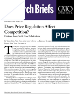 Does Price Regulation Affect Competition?: Evidence From Credit Card Solicitations