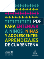 Para Entender A Niños Niñas y Adolescentes. UNICEF Uruguay