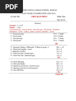 Blue Print Half Yearly