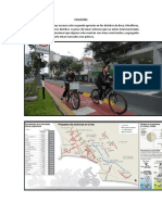 Ciclovías en Lima PDF