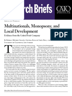 Multinationals, Monopsony, and Local Development: Evidence From The United Fruit Company