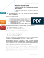 Ejercicios - Probabilidades PDF