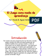 El Juego Como Medio de Aprendizaje 1194016491665412 1 PDF