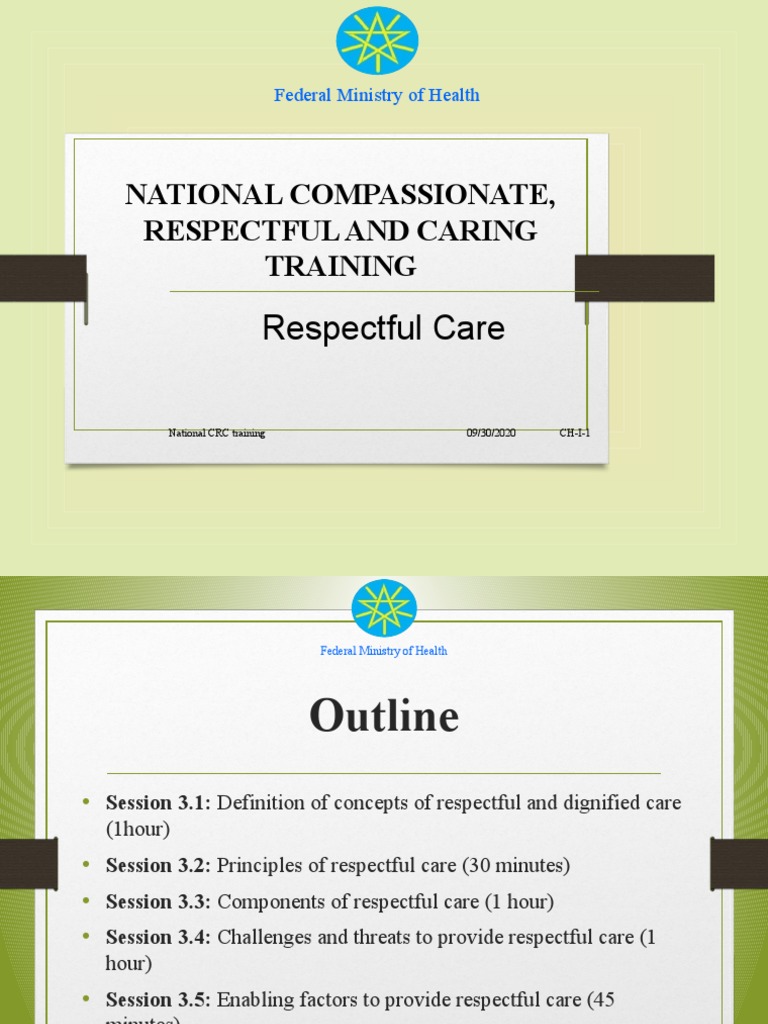 Principles of Respectful Care Training | PDF | Dignity | Patient