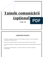 Tainele Comunicării Optional Clasa 1