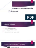 Retraso Mental - Su Clasificación y El Ci