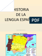 Historia de La Lengua Española
