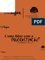 Webnar 3 - Procrastinação