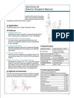 Electric Dropbolt Manual: EB200NLW