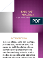 Fase Post-Analítica