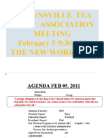 Brownsville Area TEA Party Asociation Agenda Feb 5 2011