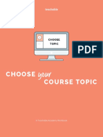 Choose Your Course Topic Workbook (Teachable) PDF