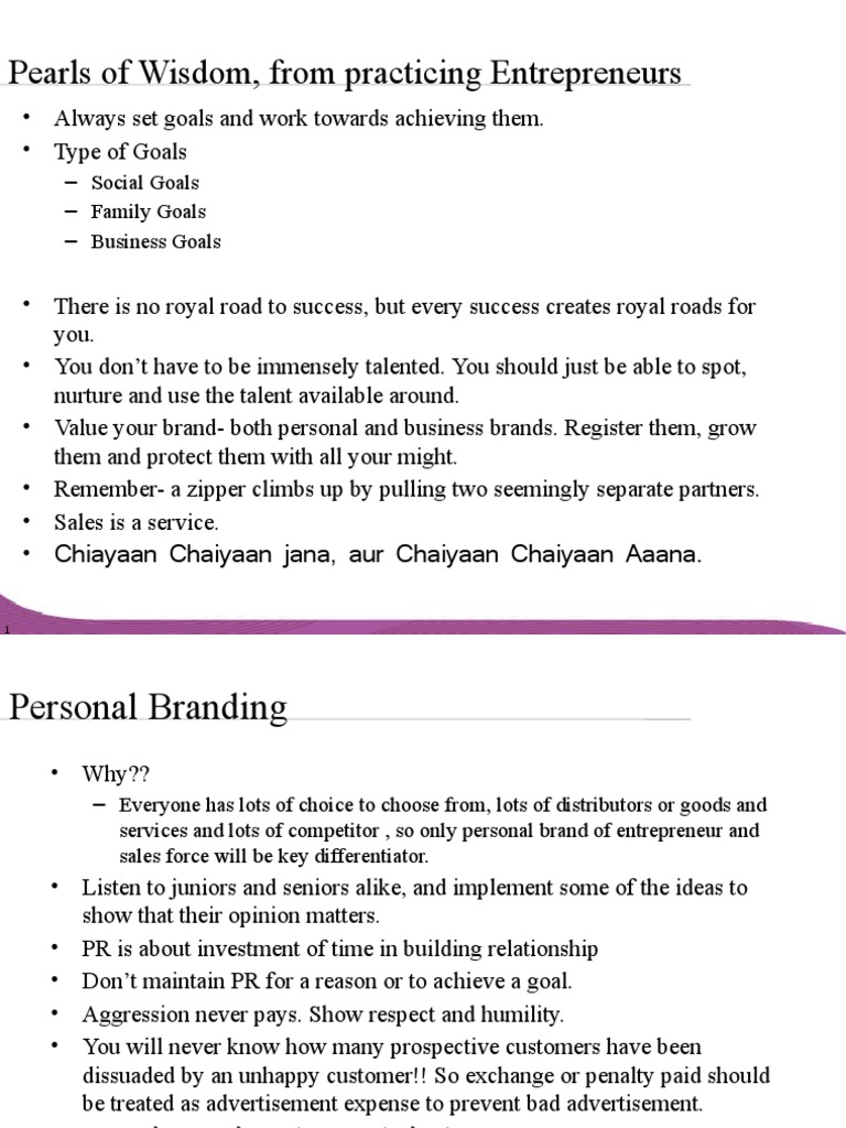 Pearls of Wisdom PDF Business Communication