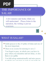 The Importance of Salah