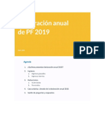 Declaración Anual de PF 2019