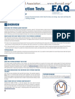 Thyroid Function Tests Faq